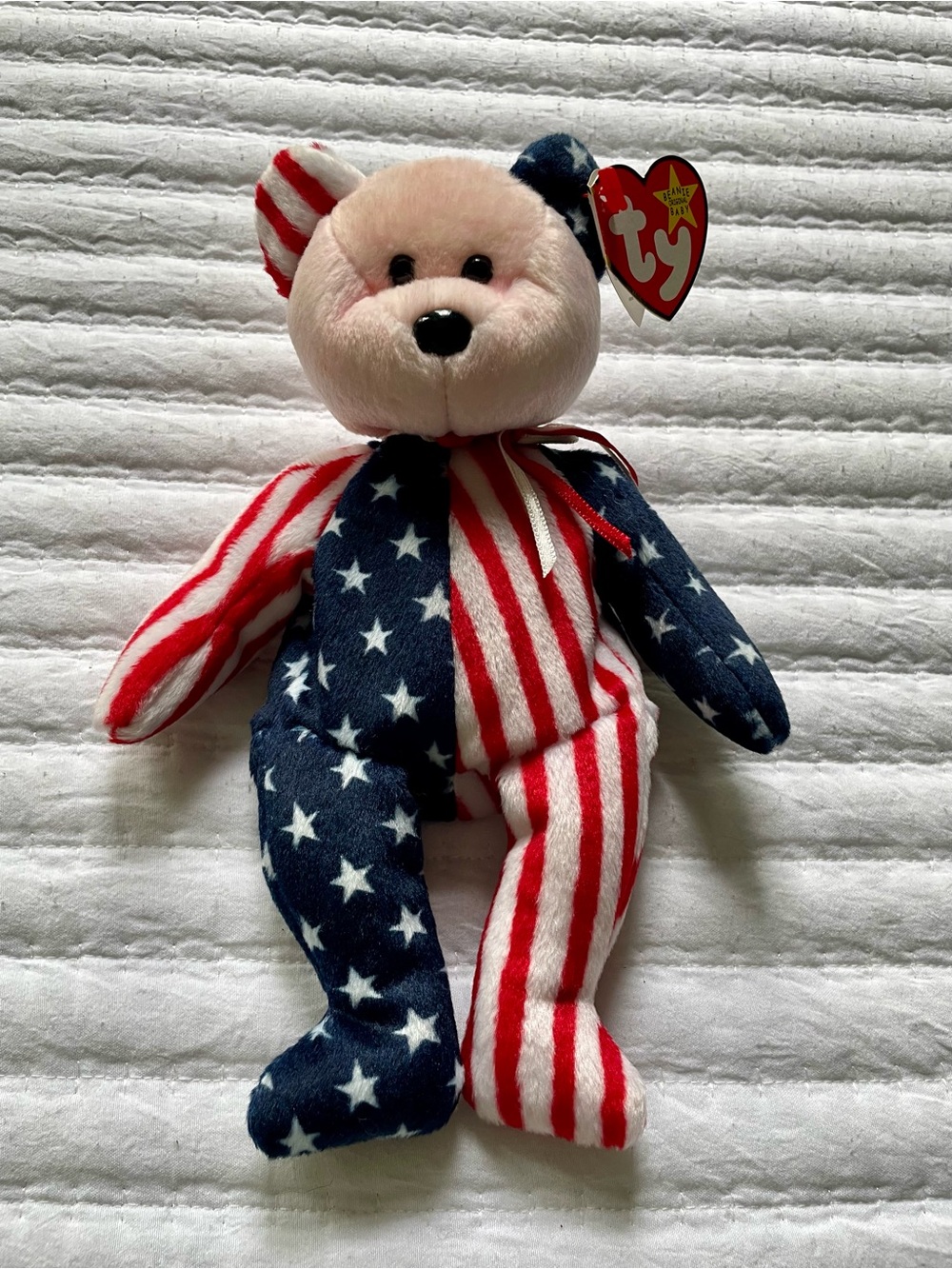 Vintage 1999 Beanie Babies Spangle Bear